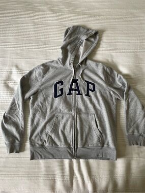 GAP Grey Zip-Up Hoodie